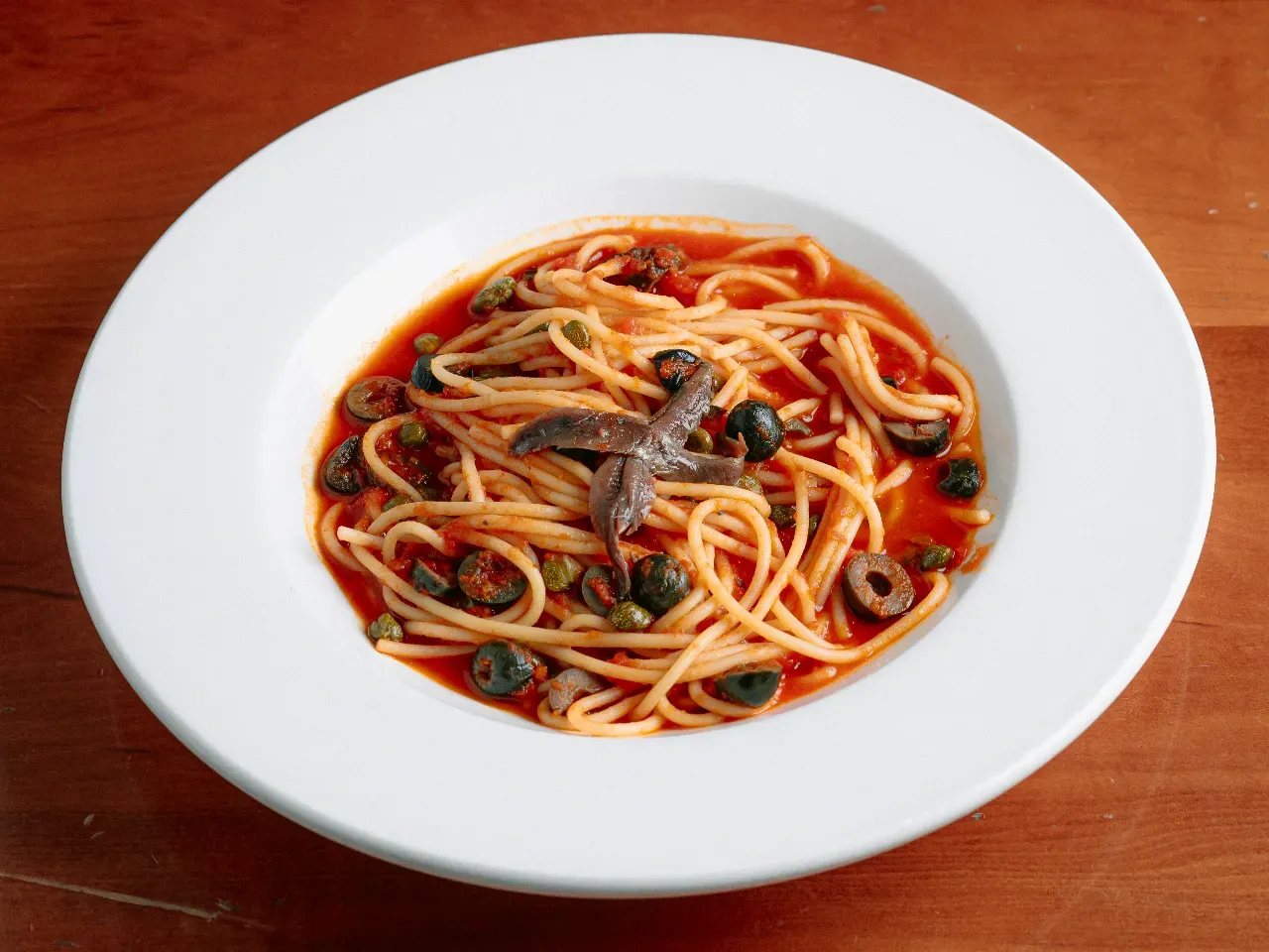 Spaghetti o Fetuccini Puttanesca