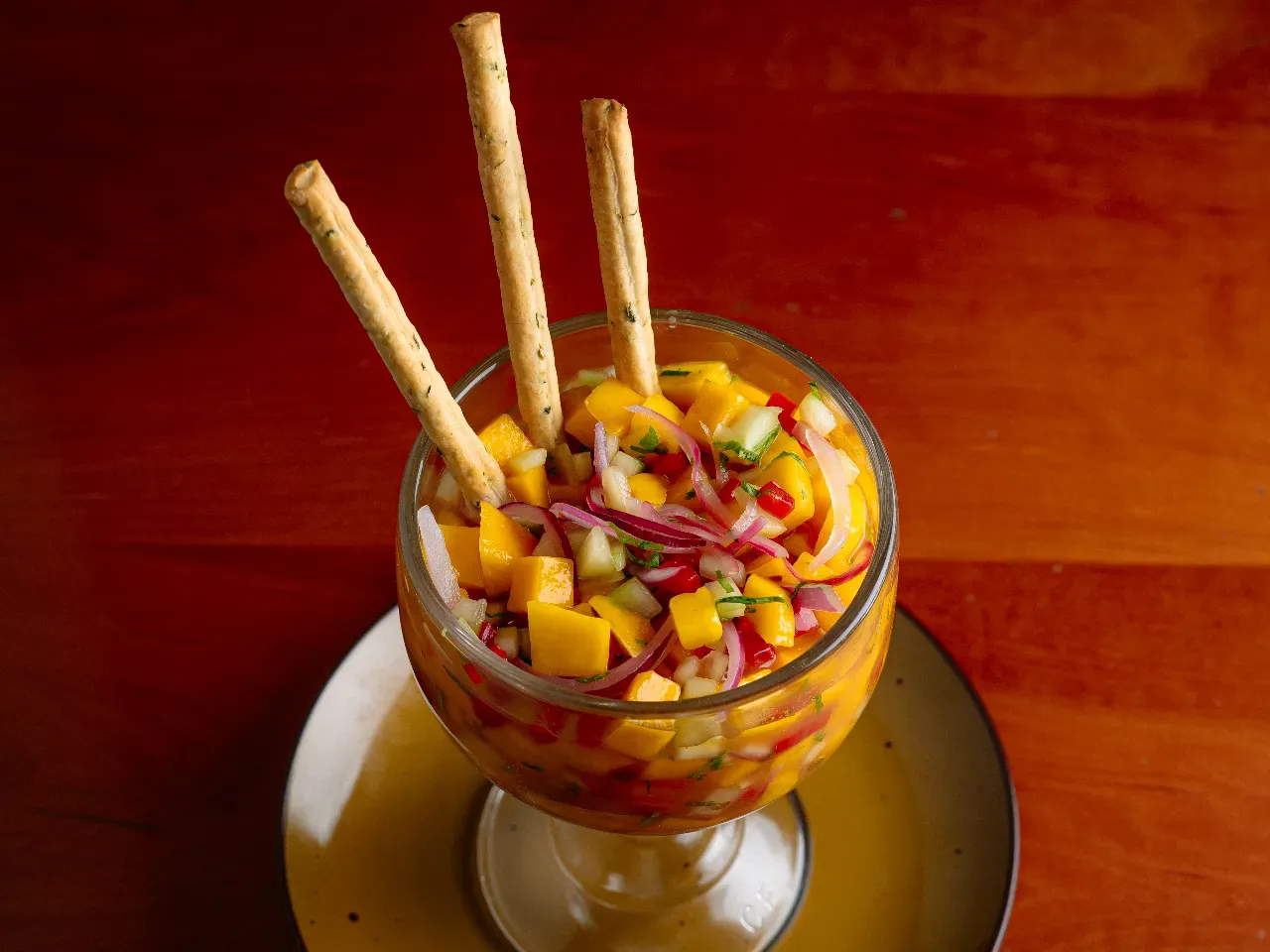 Ceviche de Mango Vegano