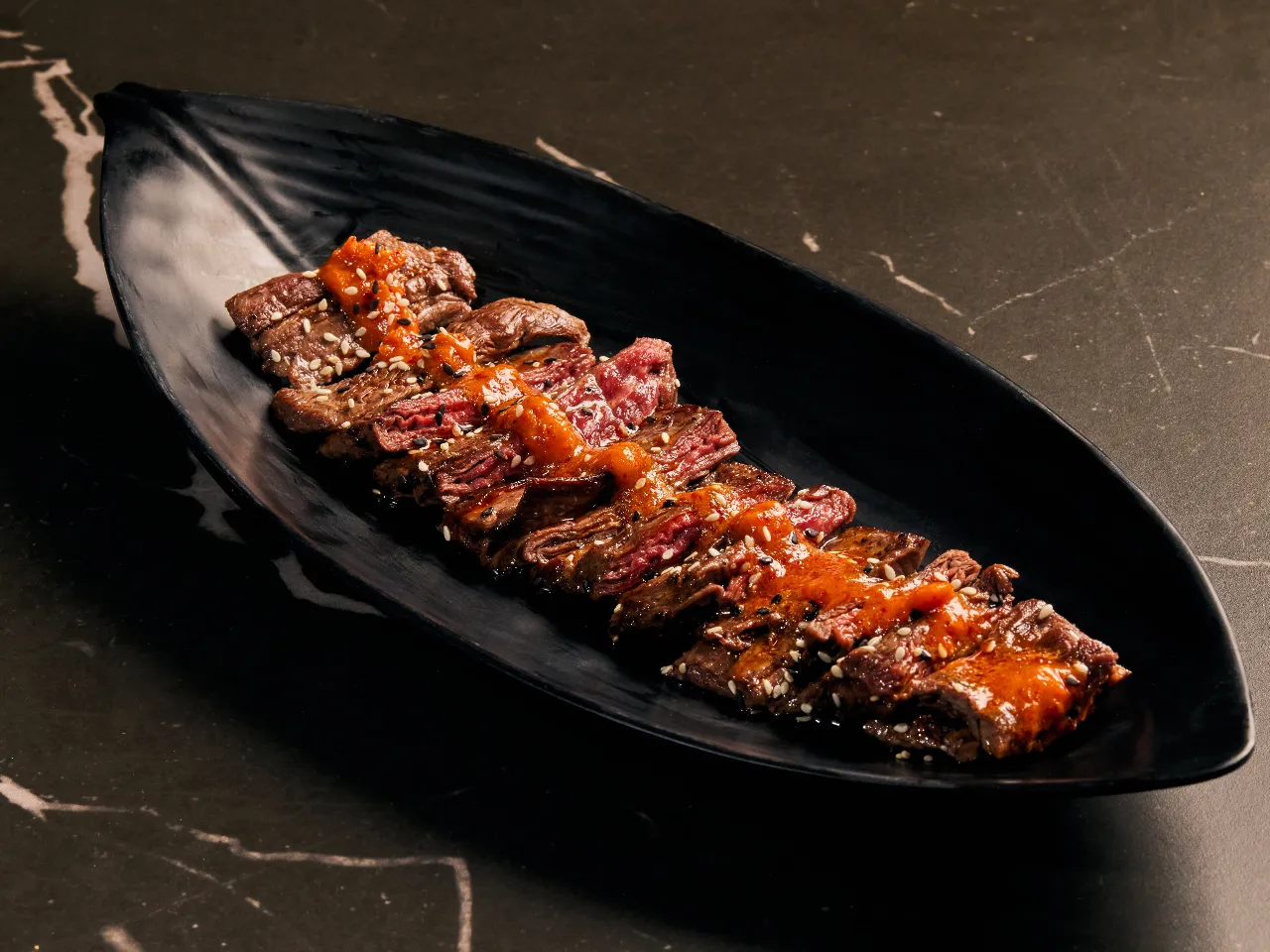 Entraña con Mantequilla Trufada