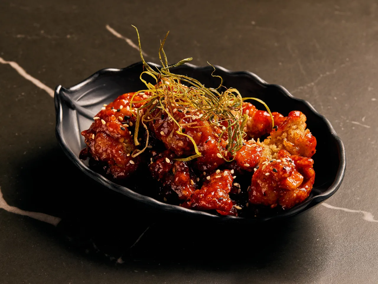 Pollo Crocante con Salsa Agridulce Picante